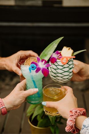 Cocktail cheers Pufferfish Hotel Metro Milwaukee WI LS