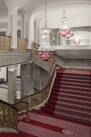 Stairwell Chandelier Hotel Cleveland OH